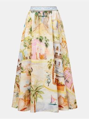 Farm Rio Aracati Printed Maxi Skirt